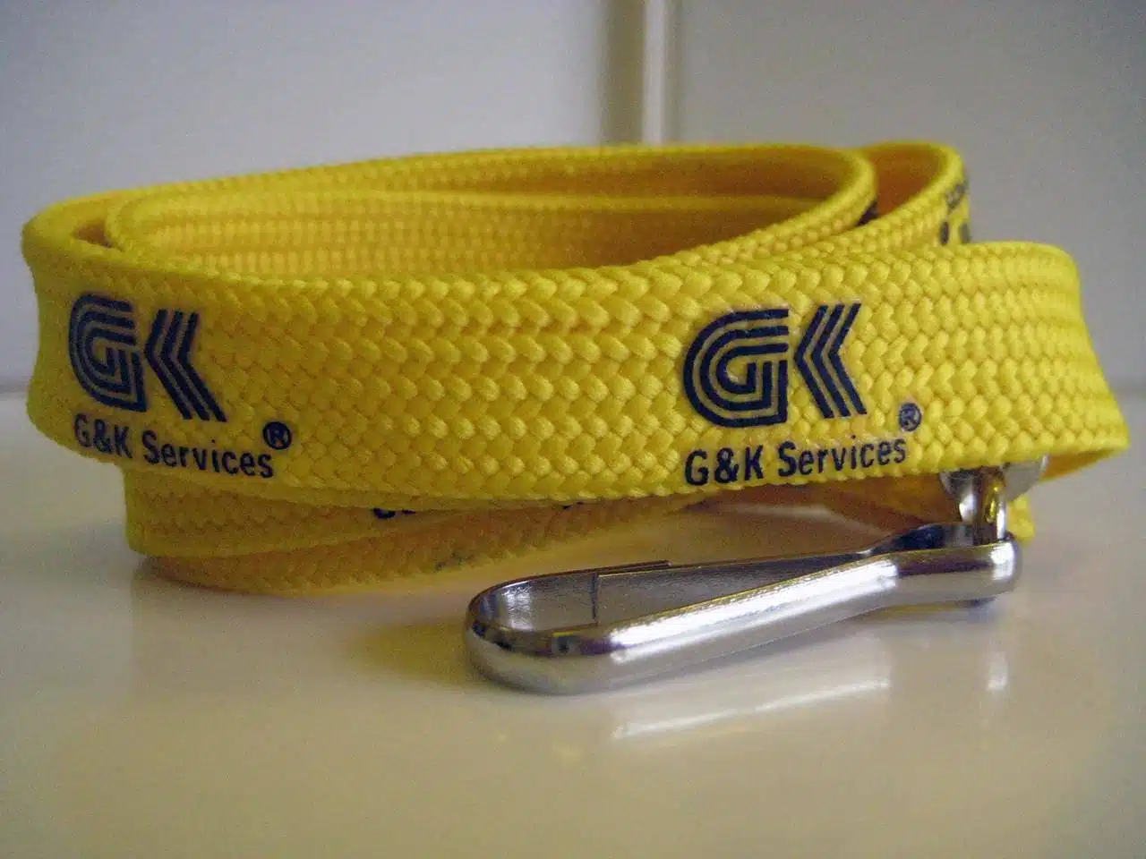 Tubular Lanyard with G&K Services logo