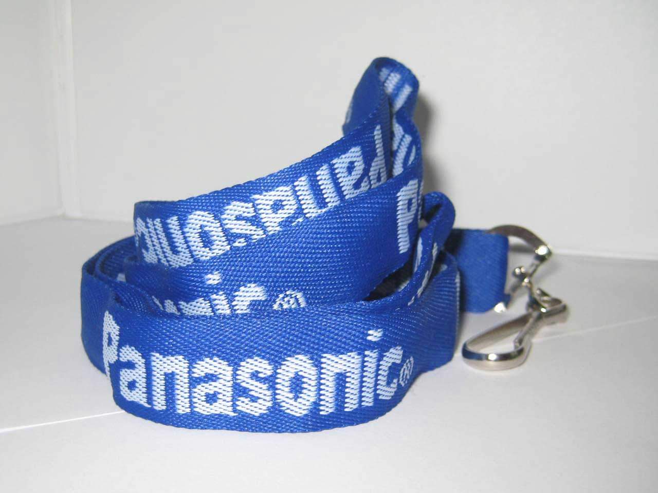 Woven Lanyard with Panasonic logo