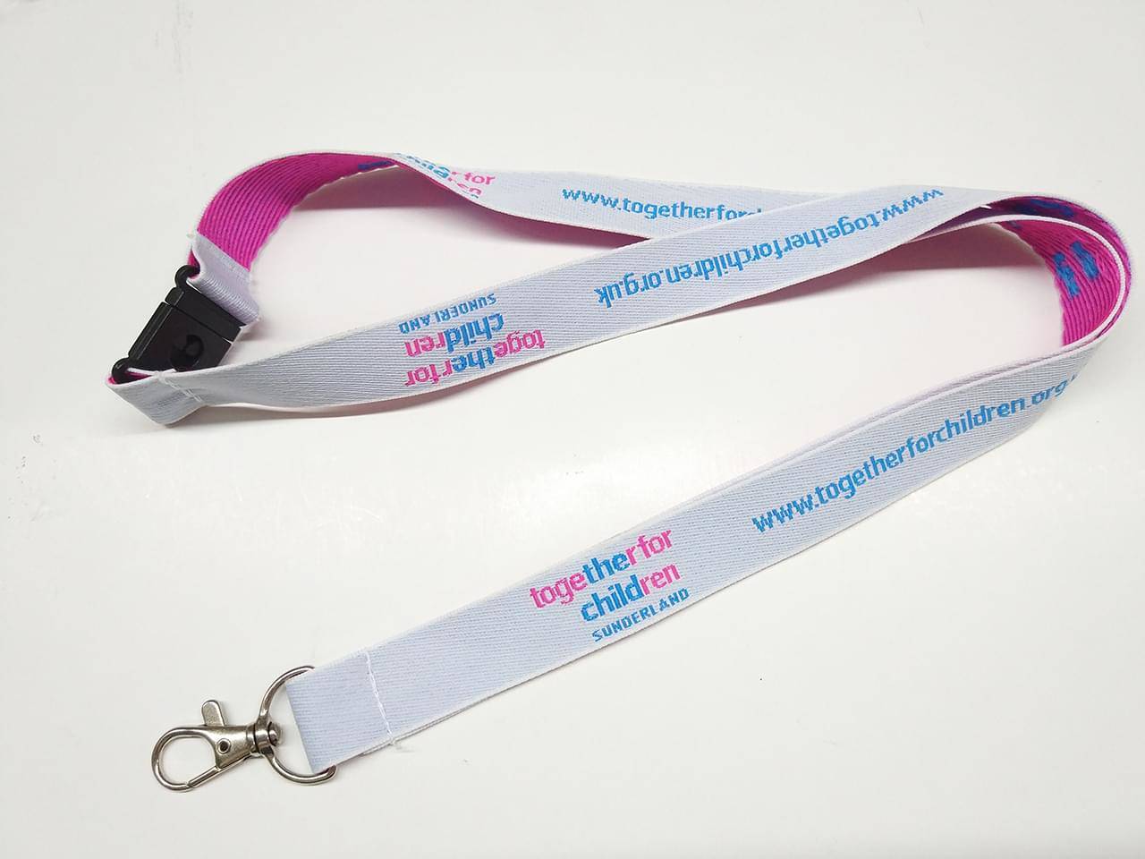 Woven Lanyard with Together for Children logo
