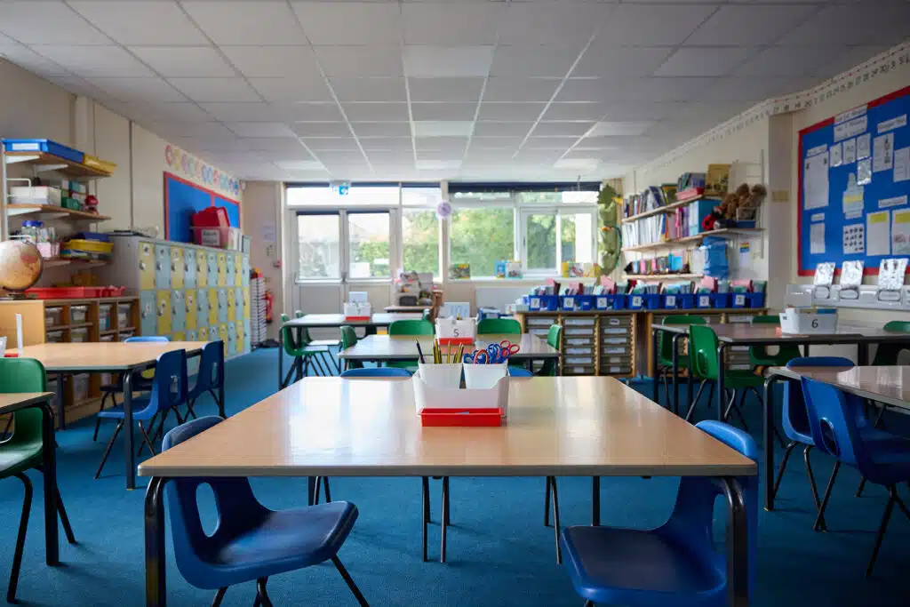 Safeguarding In Schools: What It Is And Why It Matters 2 an empty classroom in a primary school
