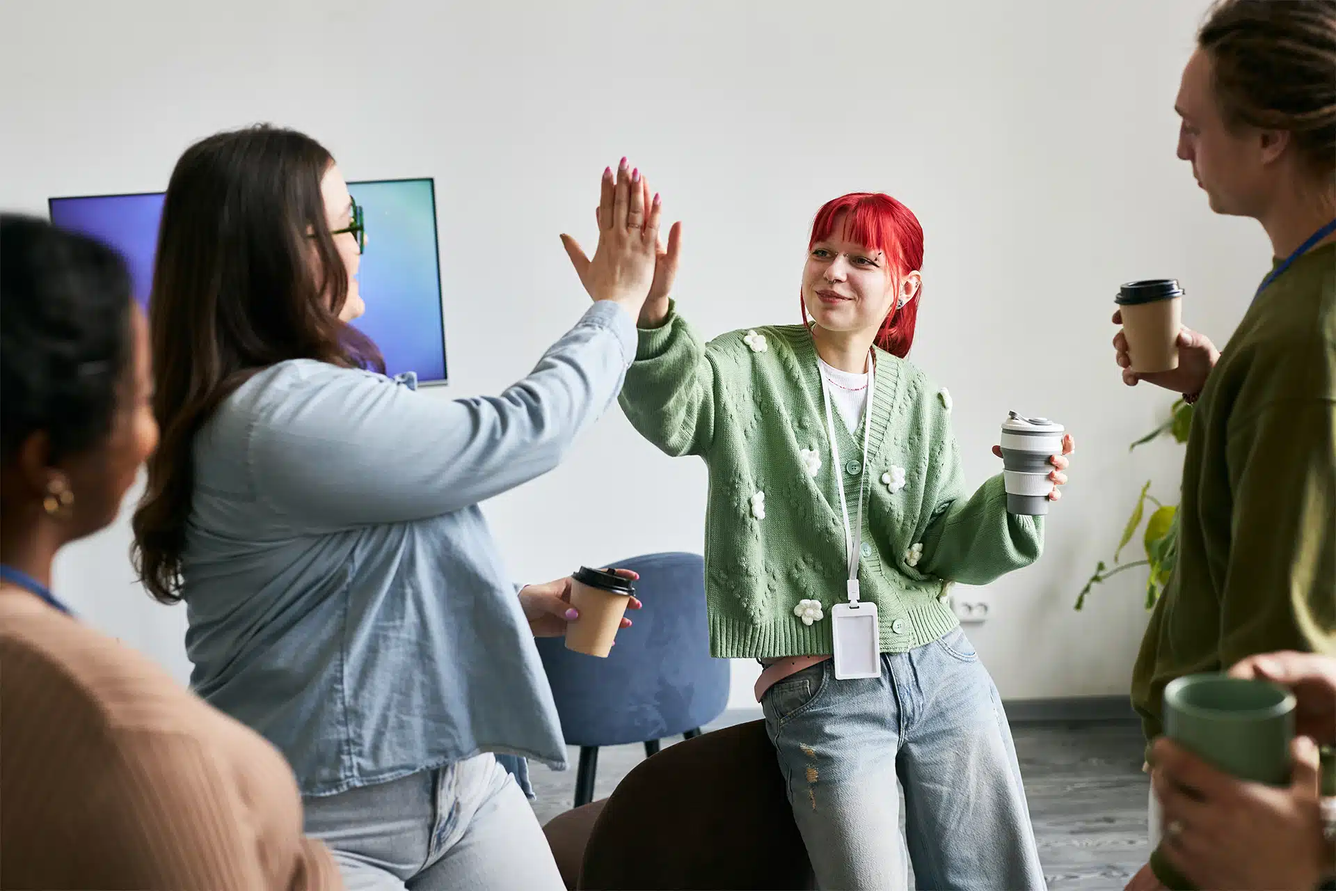 an example of what a lanyard can be used for - employee ID