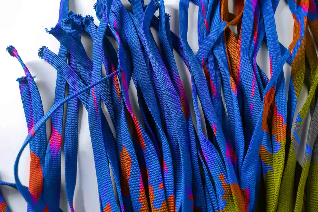 What is a Lanyard Used for? 13 Core Uses that Will Have You Reaching for this Widely Underestimated Tool 4 pieces of strap from blue lanyards that are being repurposed